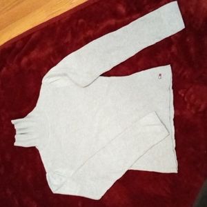 Tommy Hilfiger grey ribbed turtleneck